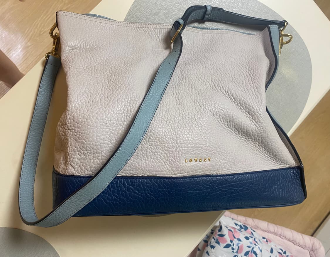 러브캣 중대형 숄더백 소가죽 상품이미지1