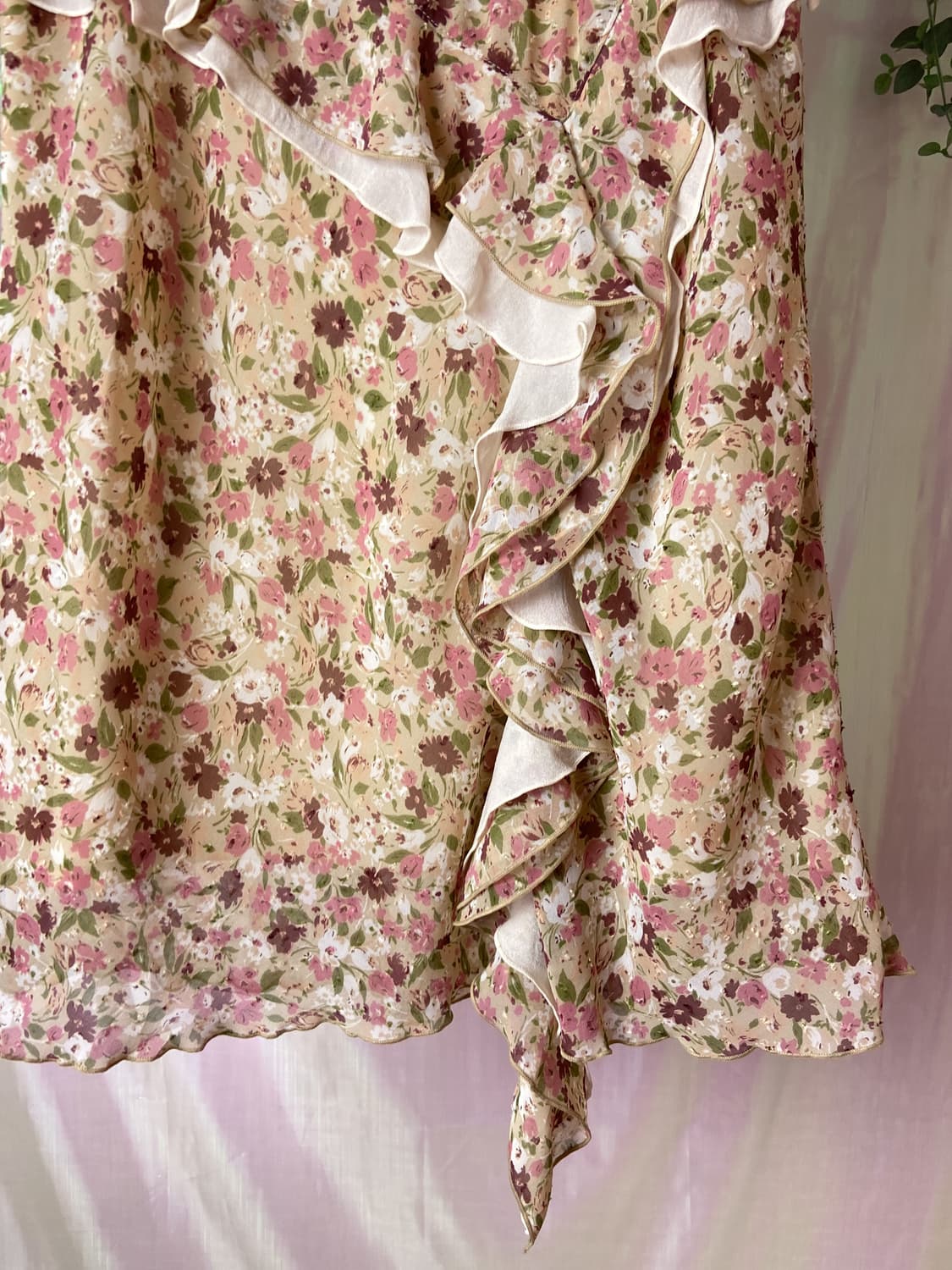 Flower frill long sk 플라워 프릴스커트 상품이미지3
