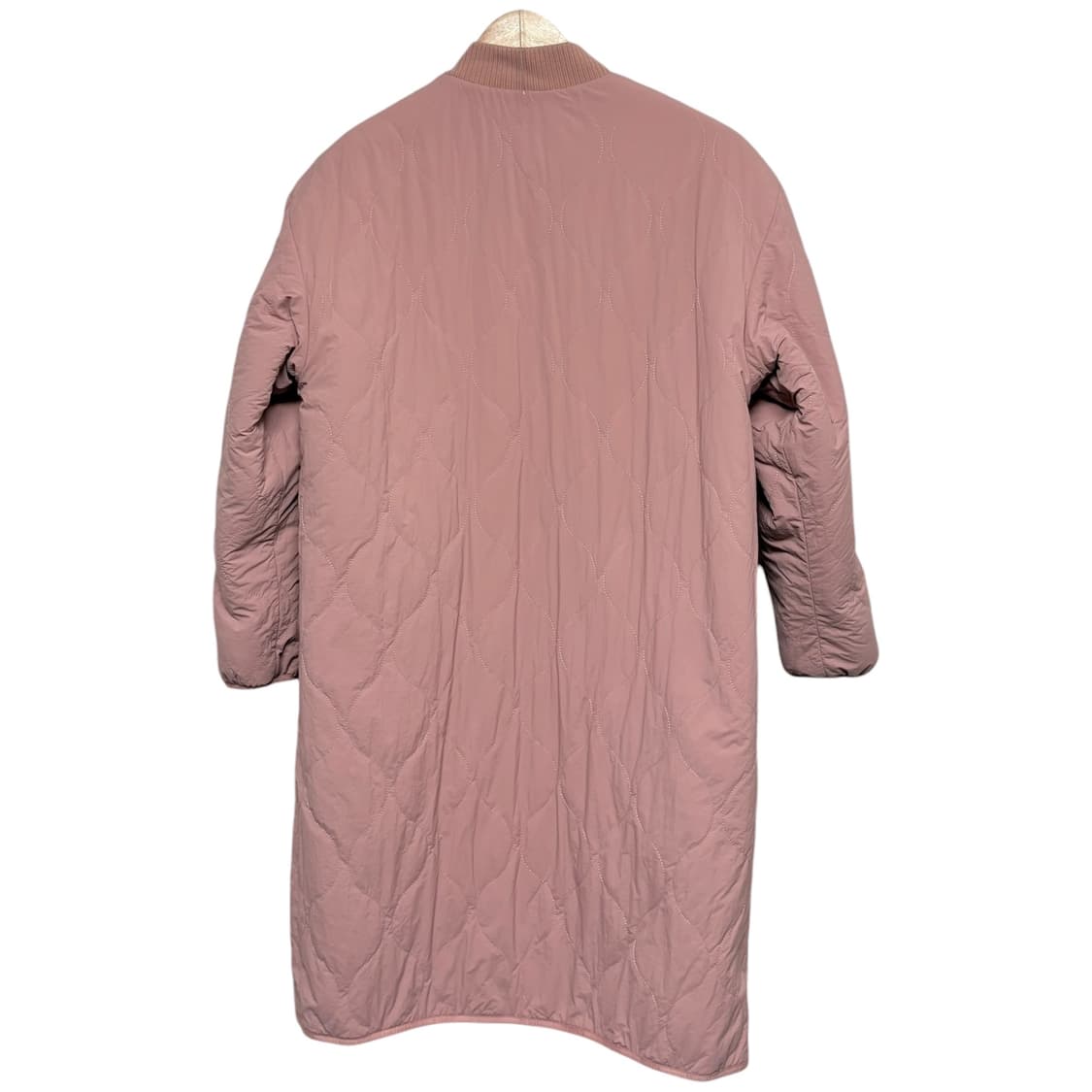 3710 머렐 핑크 리버시블 양면 퍼코트 롱점퍼 상품이미지6