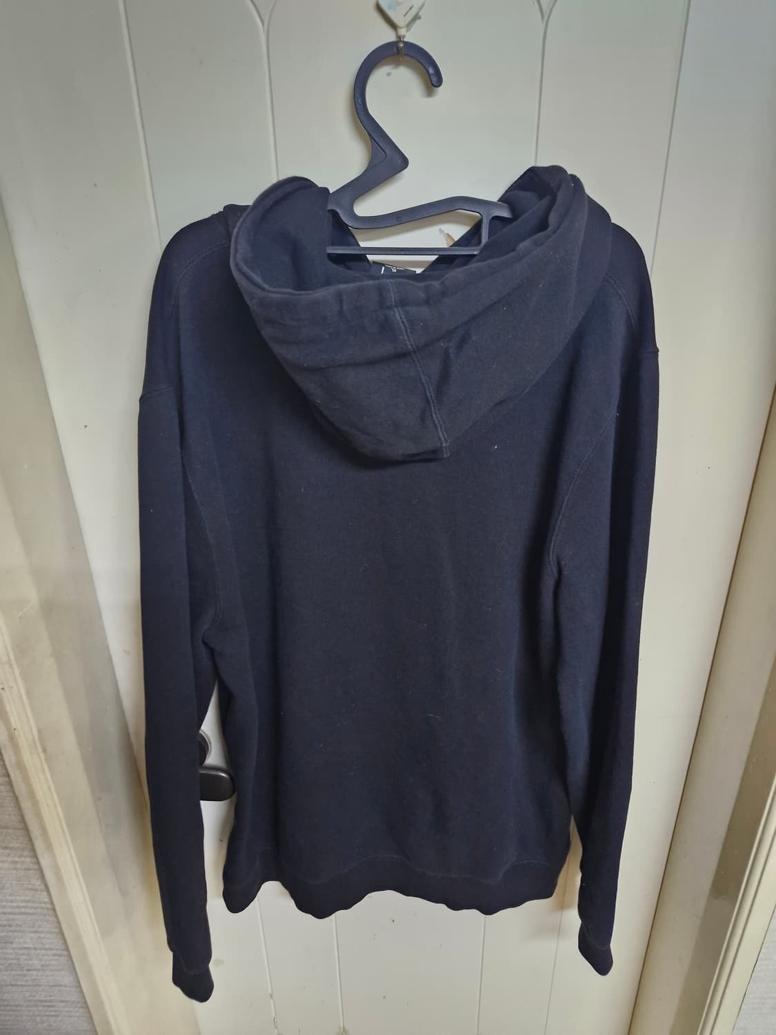 스투시 블랙 기모 후드티 105 상태 좋음 상품이미지6