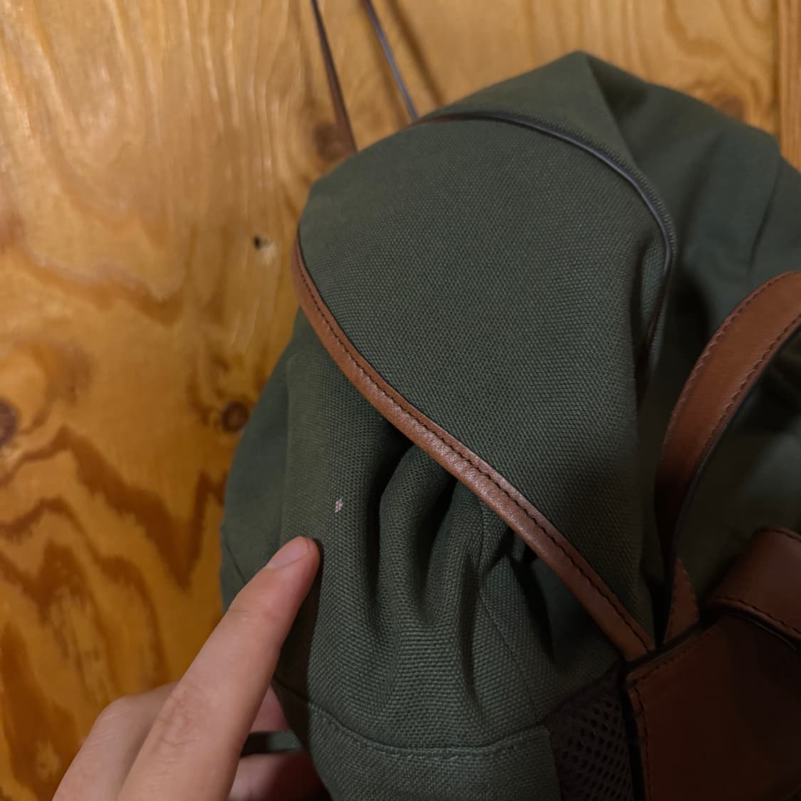 랄프로렌 퍼플라벨 캔버스 백팩 판매(가방) 합니다. 상품이미지10