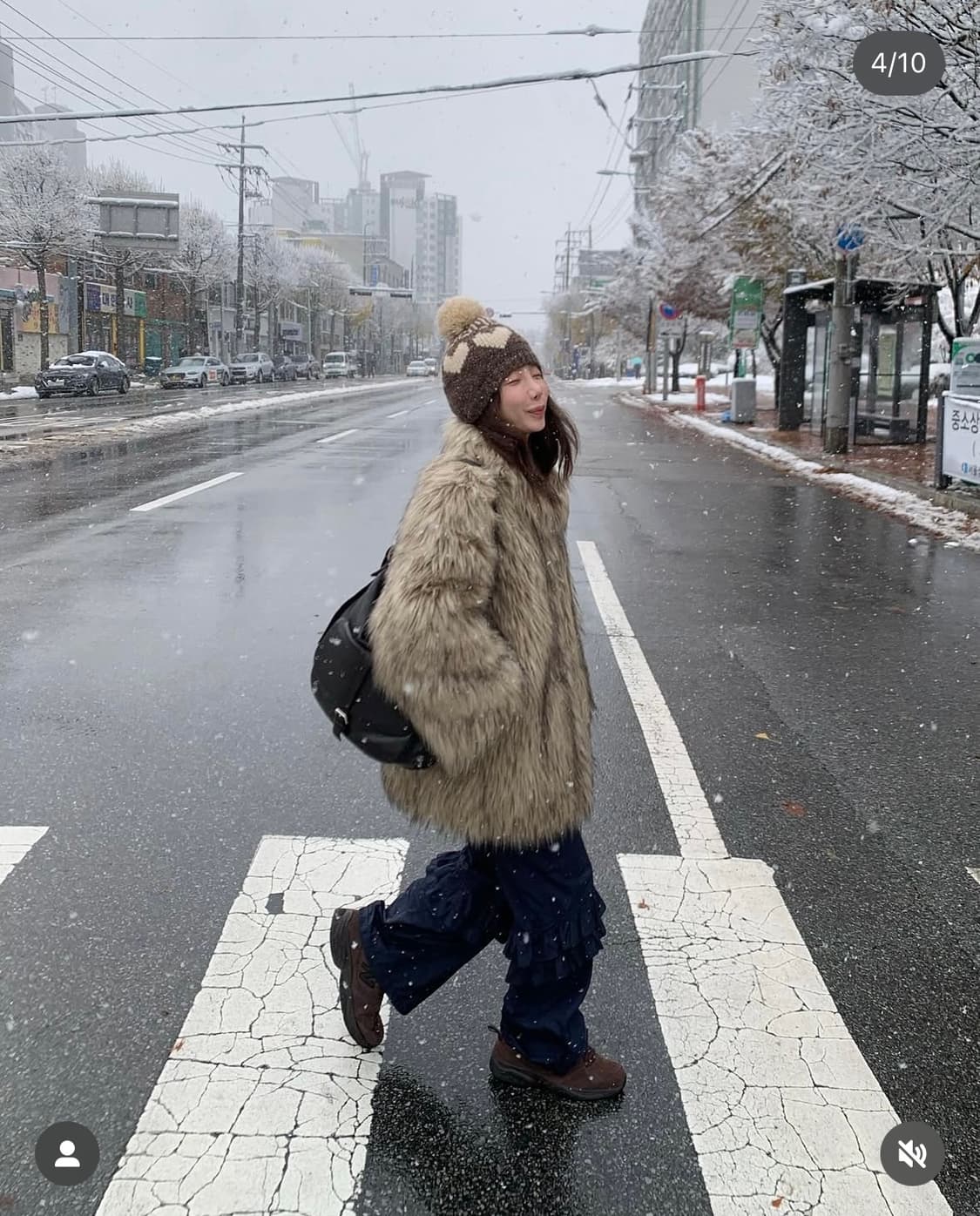 온무드 Have mix fur half coat 퍼자켓 상품이미지3