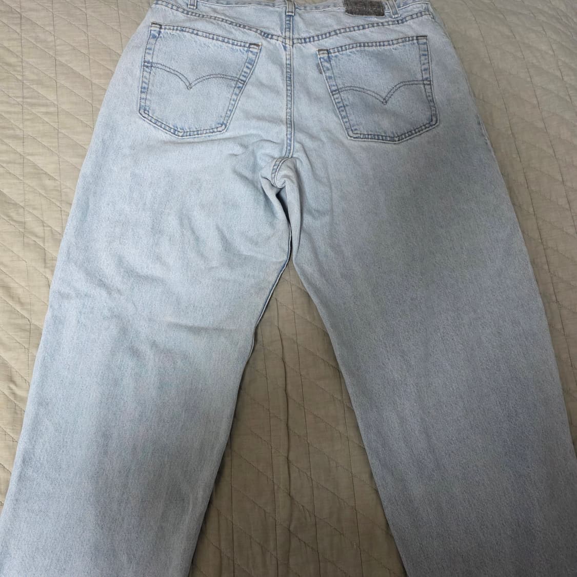 [38X32] 90s 빈티지 리바이스 실버탭 연청 배기핏 ver 라이트 상품이미지6