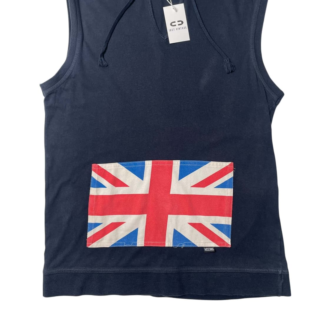 Moschino 'Union jack' 슬리브리스 후드 상품이미지3