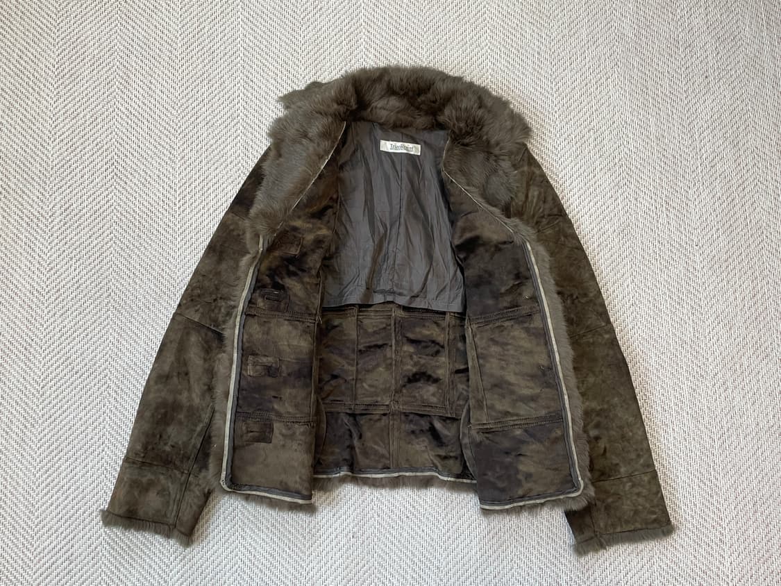 빈티지 퍼 트리밍 시어링 자켓 J03851 상품이미지9