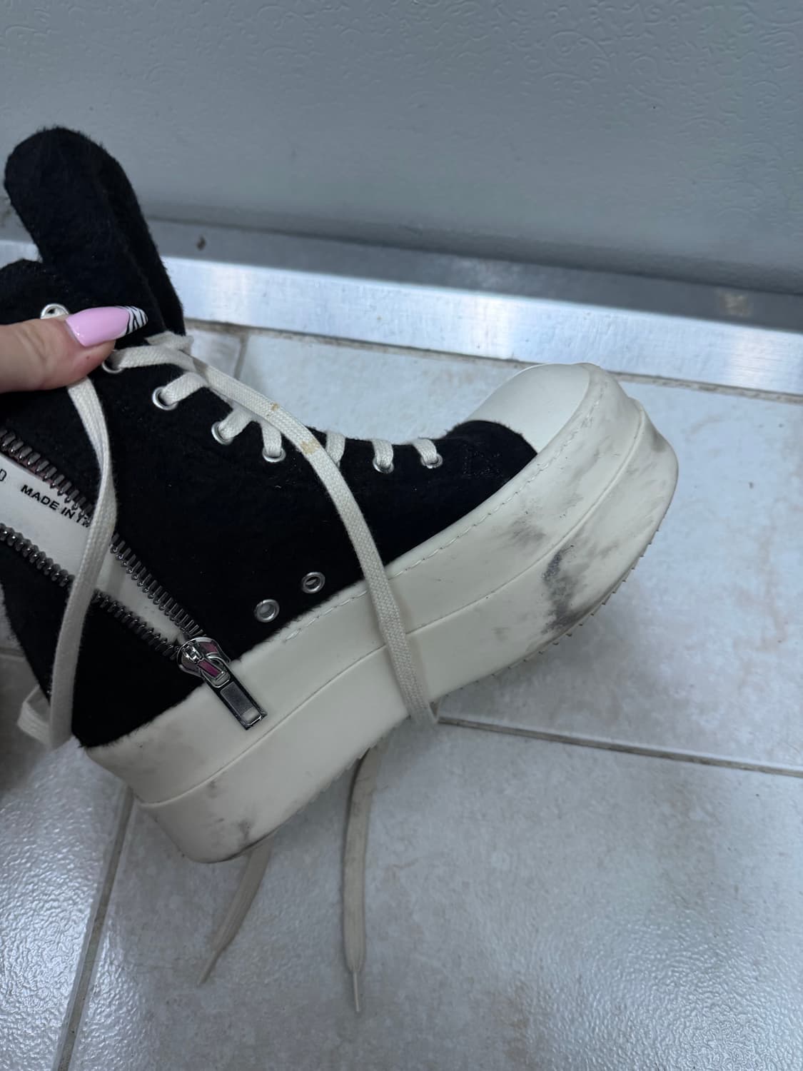 릭오웬스 다크쉐도우 더블범퍼 36.5 상품이미지3