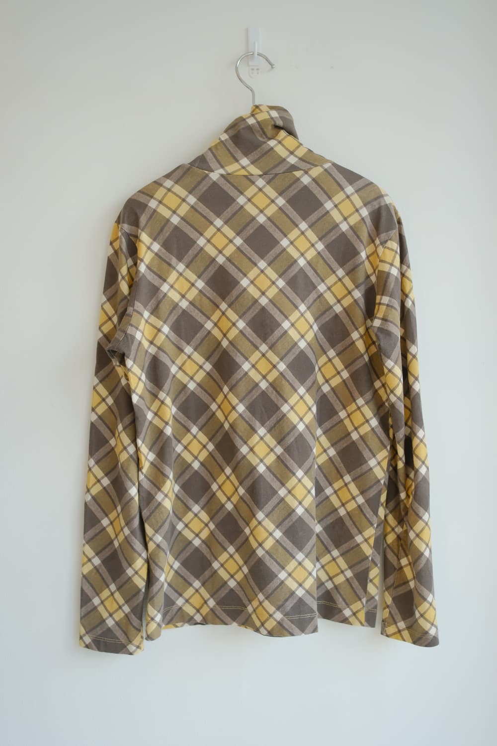 Plaid print turtle-neck top 상품이미지10