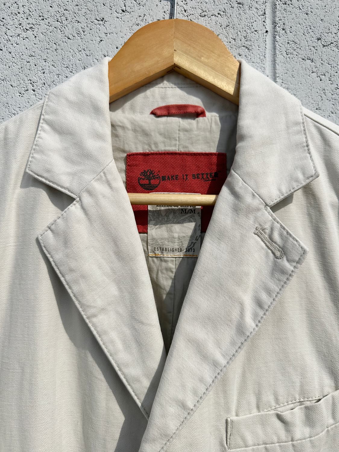 팀버랜드 3버튼 코튼 자켓 상품이미지5