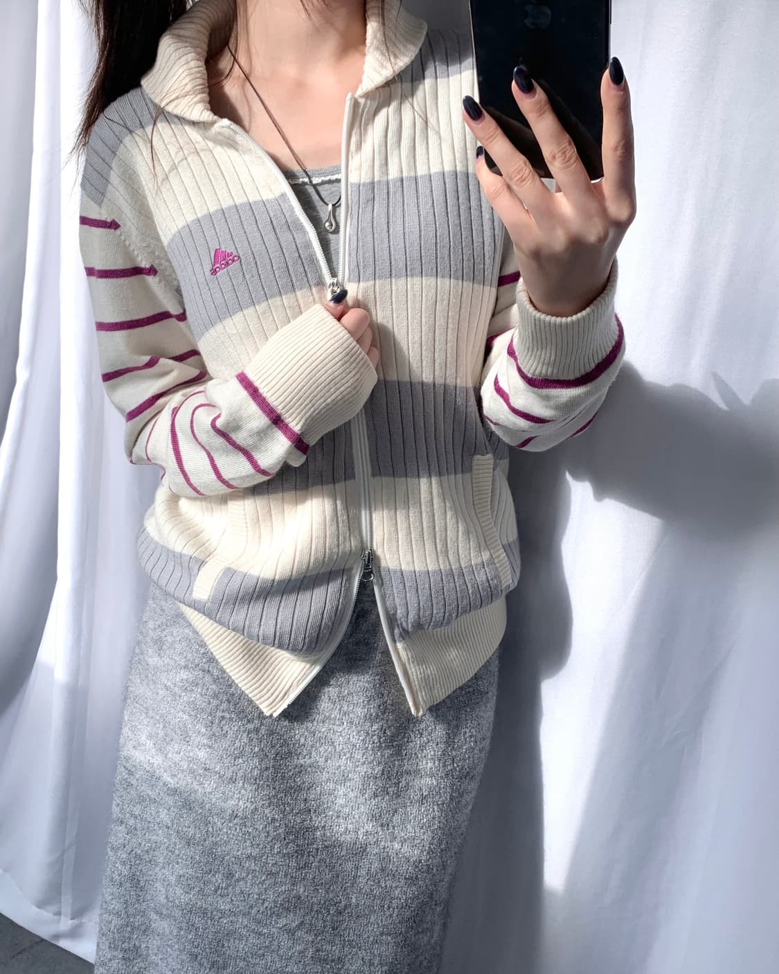 Adidas 아디다스 오리지널 단가라 니트자켓 상품이미지9