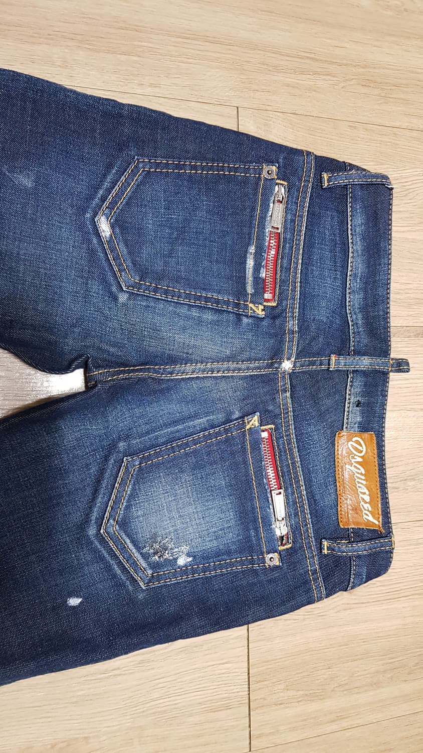 디스퀘어드 여성 스키니 데님 S75LA0536 매장판 뒷지퍼 상품이미지3