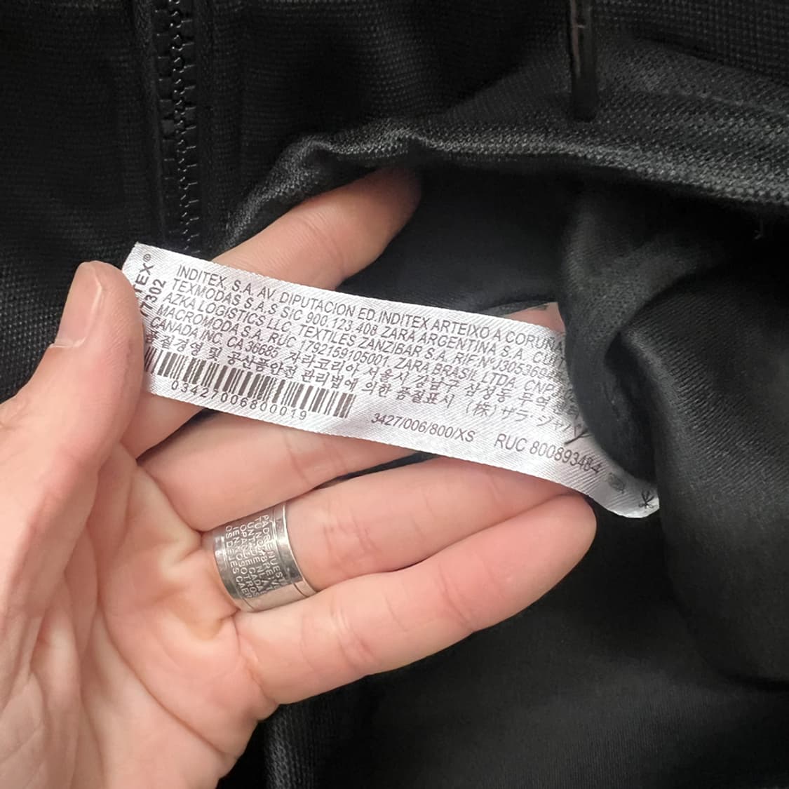 ZARA 자라 크롭 후드 집업 자켓 XS 상품이미지4