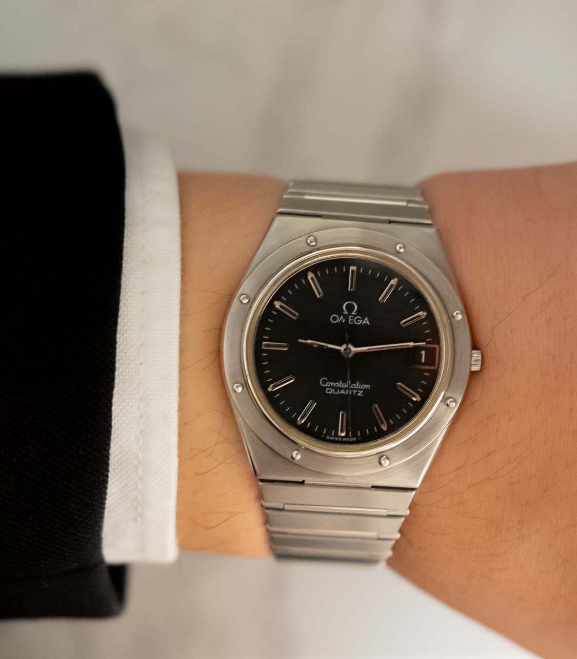 (희귀) 오메가 컨스틸레이션 로얄오크 마리너 빈티지 쿼츠 시계 상품이미지1