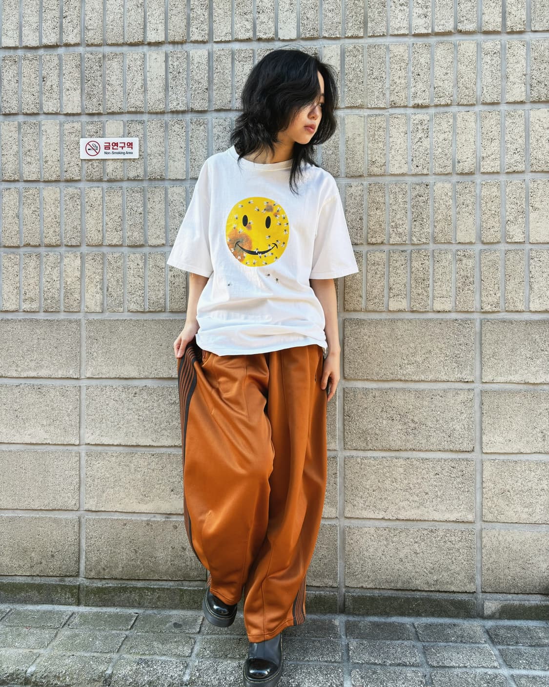 니들스 오렌지 HD 트랙팬츠 상품이미지2