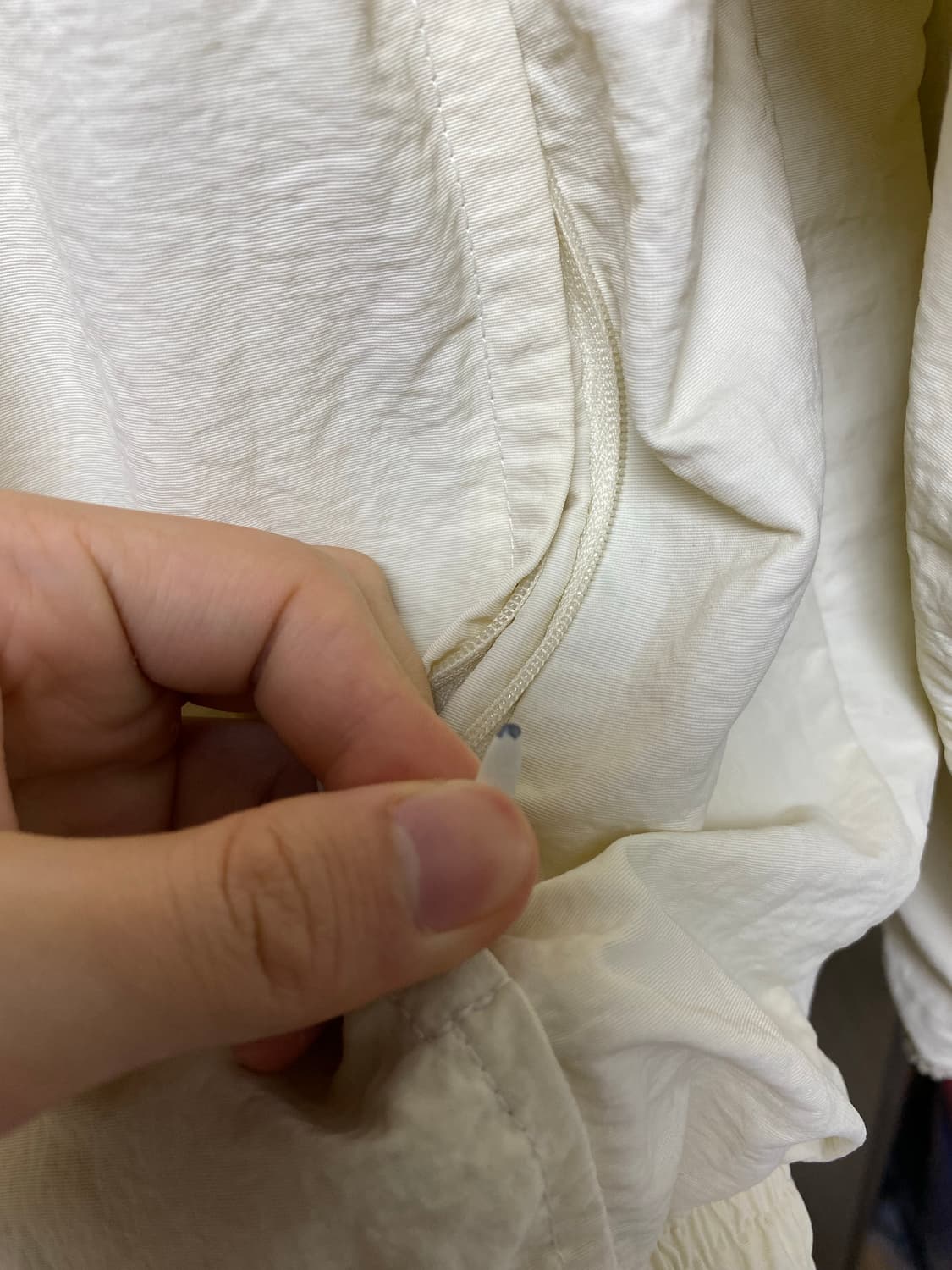 L) 테켓 바람막이 자켓 아이보리 상품이미지7