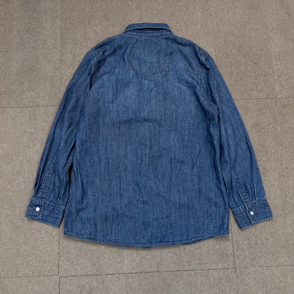 levis 리바이스 우먼스 웨스턴 데님셔츠 m 상품이미지6