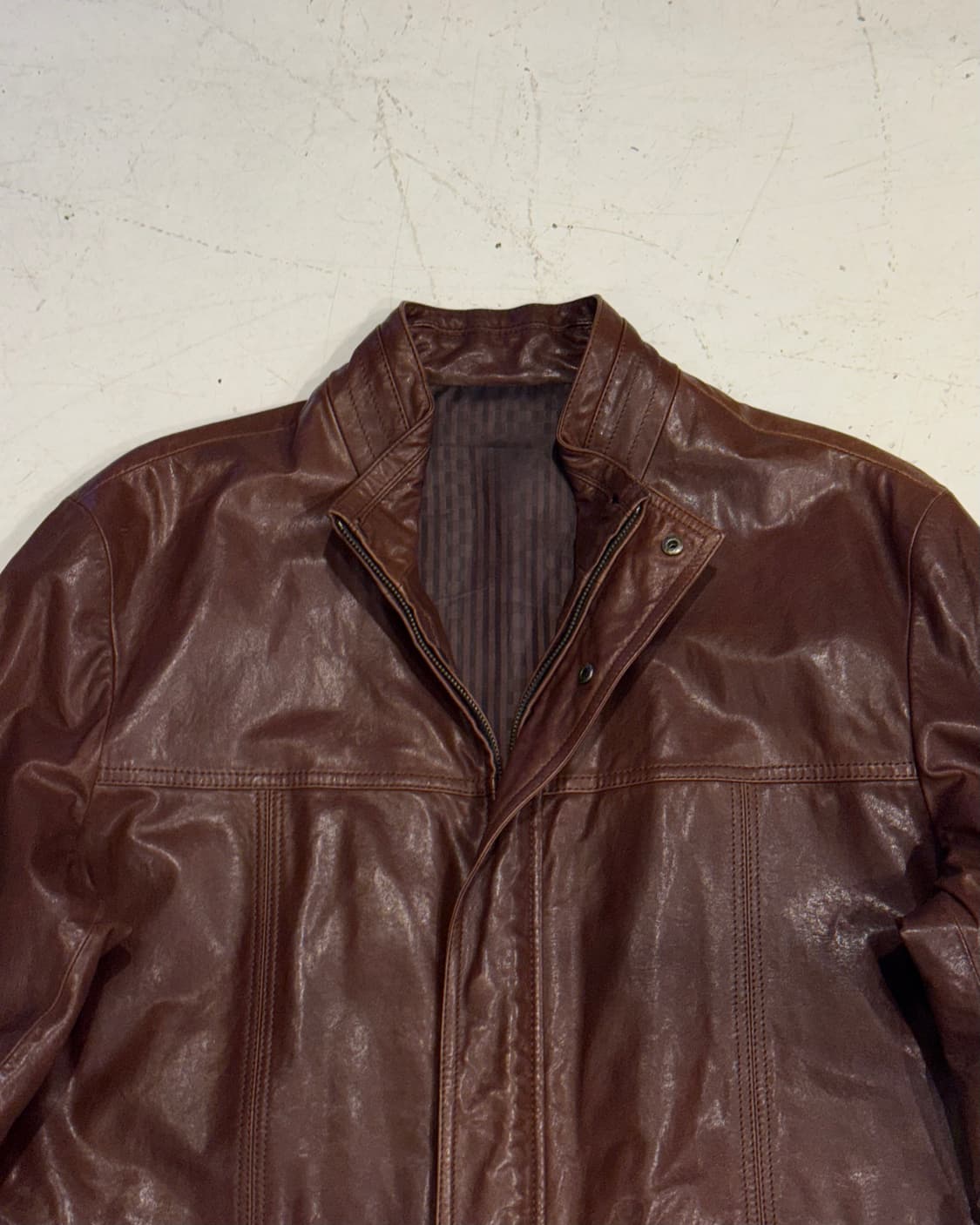00s LONDI brown Nonkara sheepskin jacket 상품이미지2