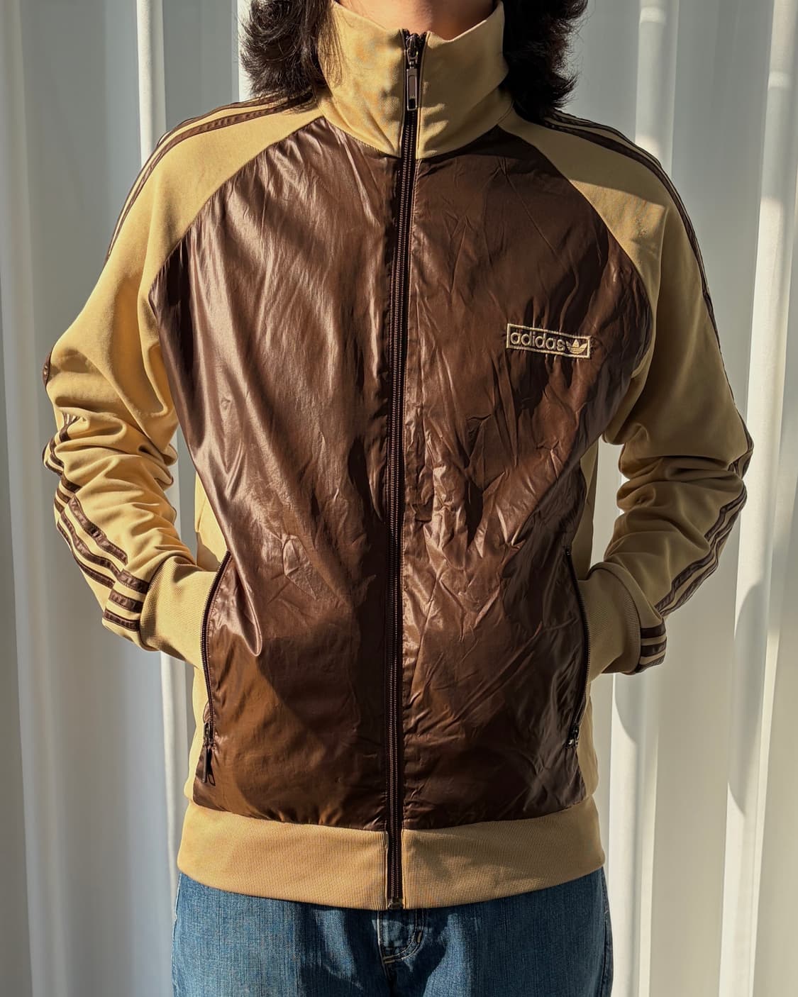 [L-XL]아디다스 초코 브라운 트랙탑 져지 상품이미지2