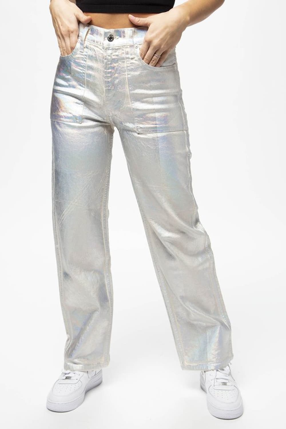 헬무트랭 팩토리 메탈 데님팬츠 / 여성 팬츠/ 여성 바지 상품이미지1