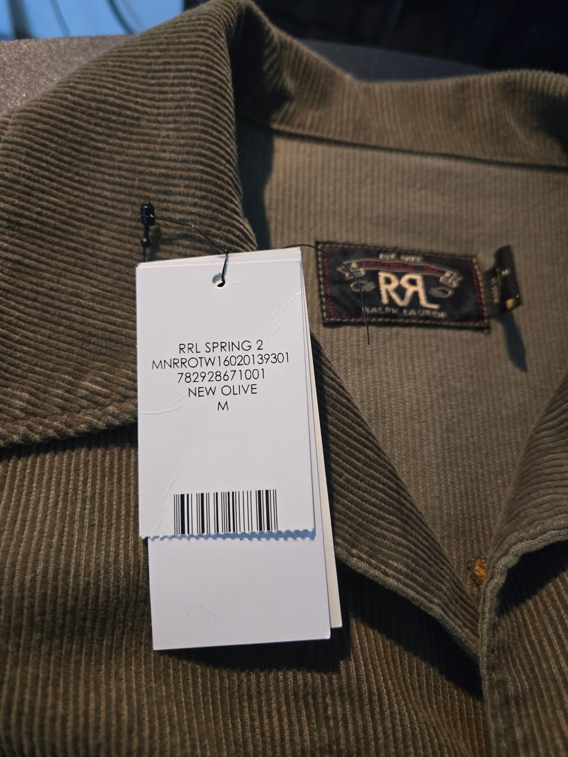 RRL 엠브로이드 코듀로이 자켓 상품이미지4