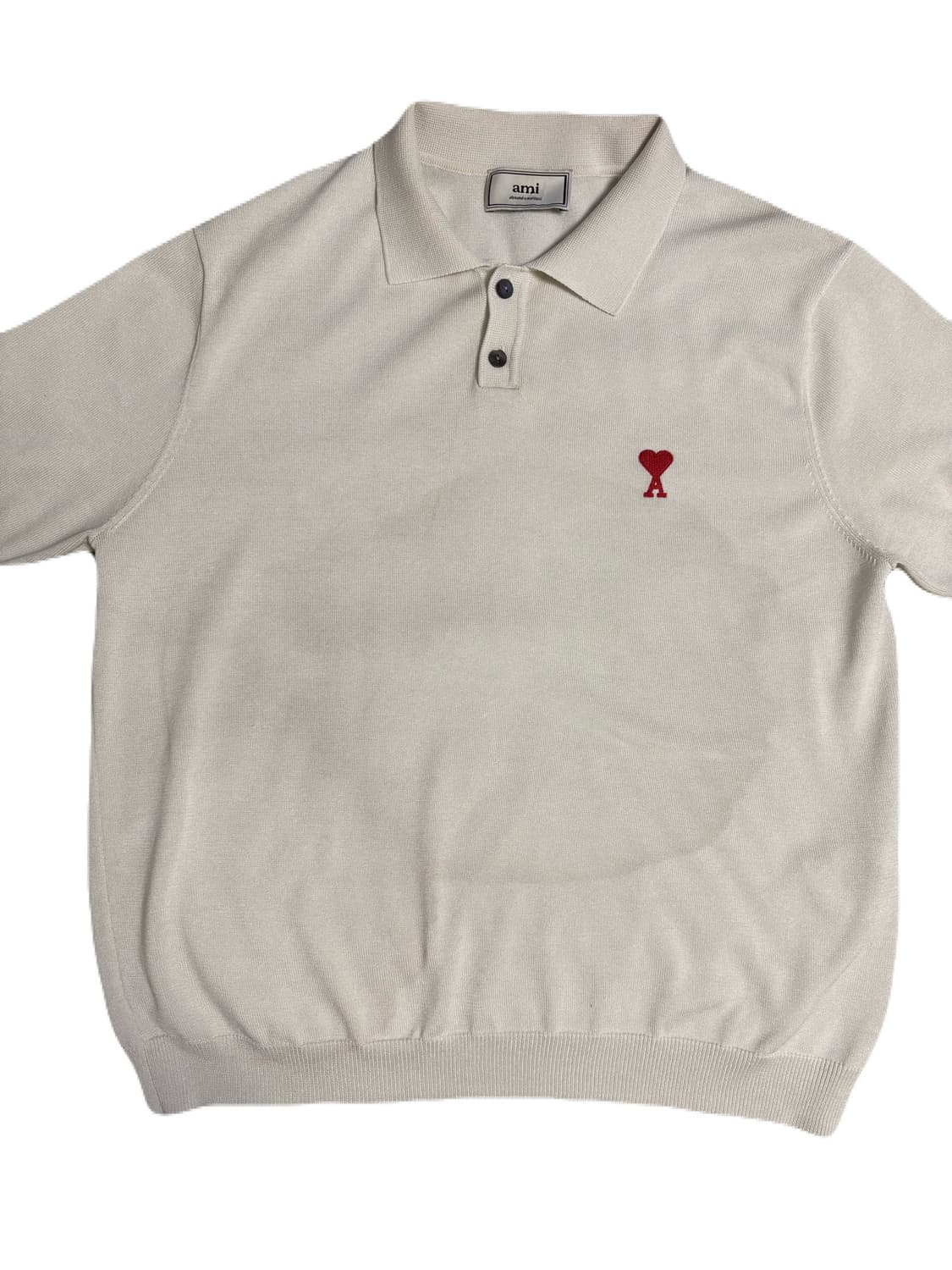 아미 스몰로고 카라 반팔티 95 상품이미지1