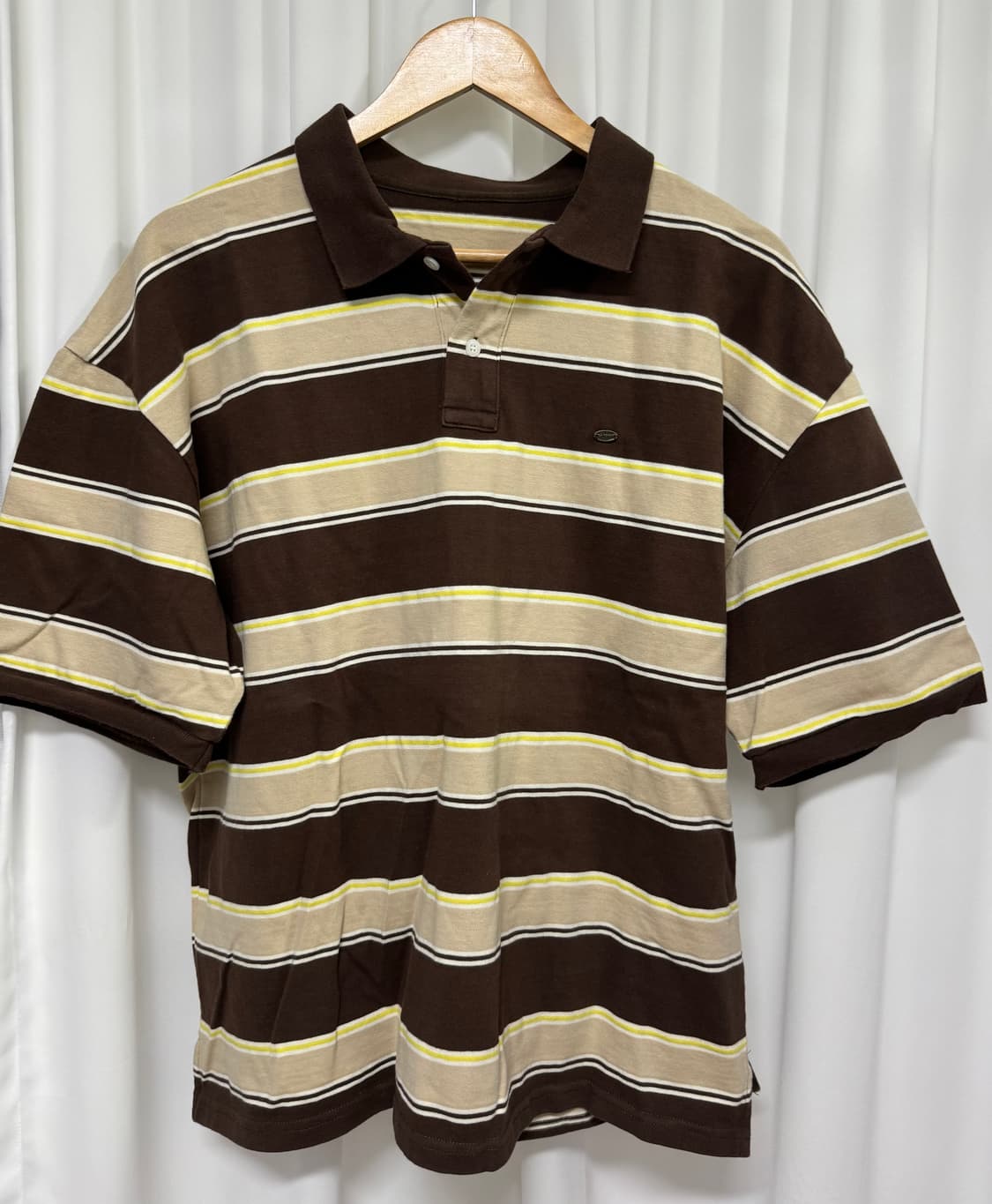 라퍼지스토어 브라운 스트라이프 반팔티 상품이미지2