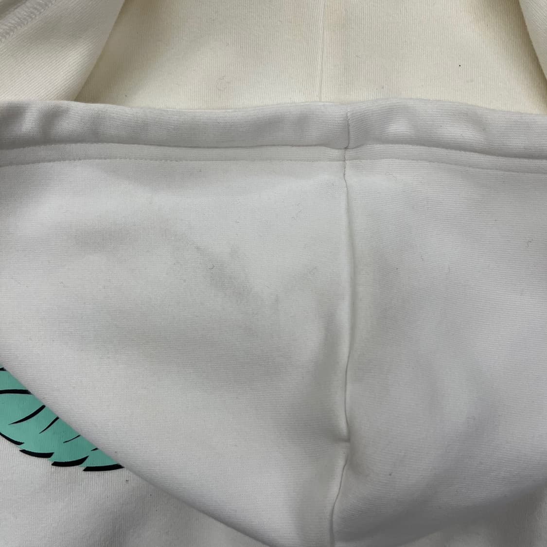 [정품/XL] 아디다스 민트 그래픽 화이트 후드집업 b16 상품이미지5