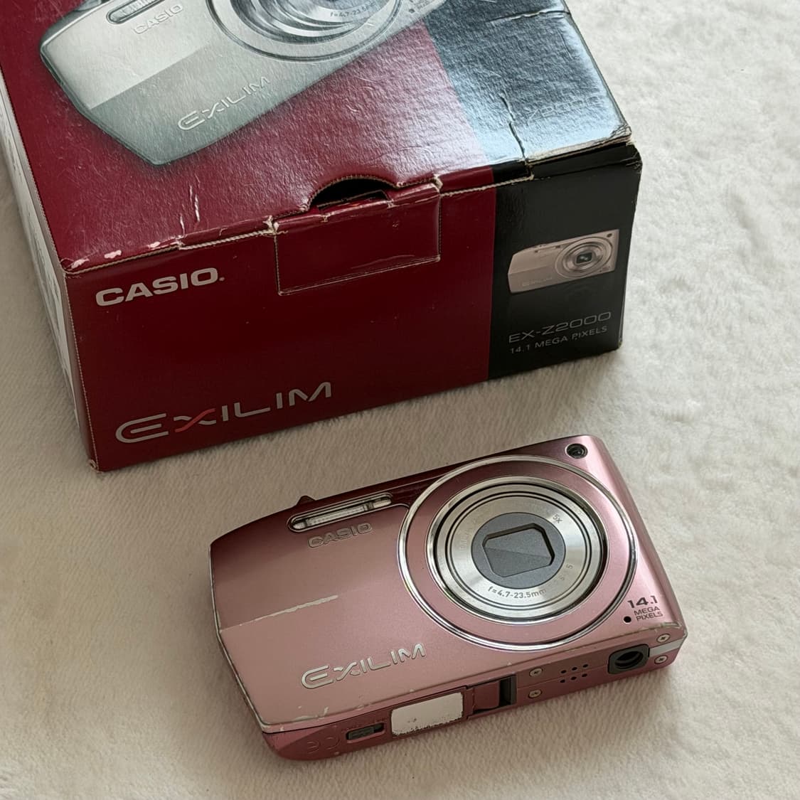 카시오 엑슬림 z2000 핑크 상품이미지4