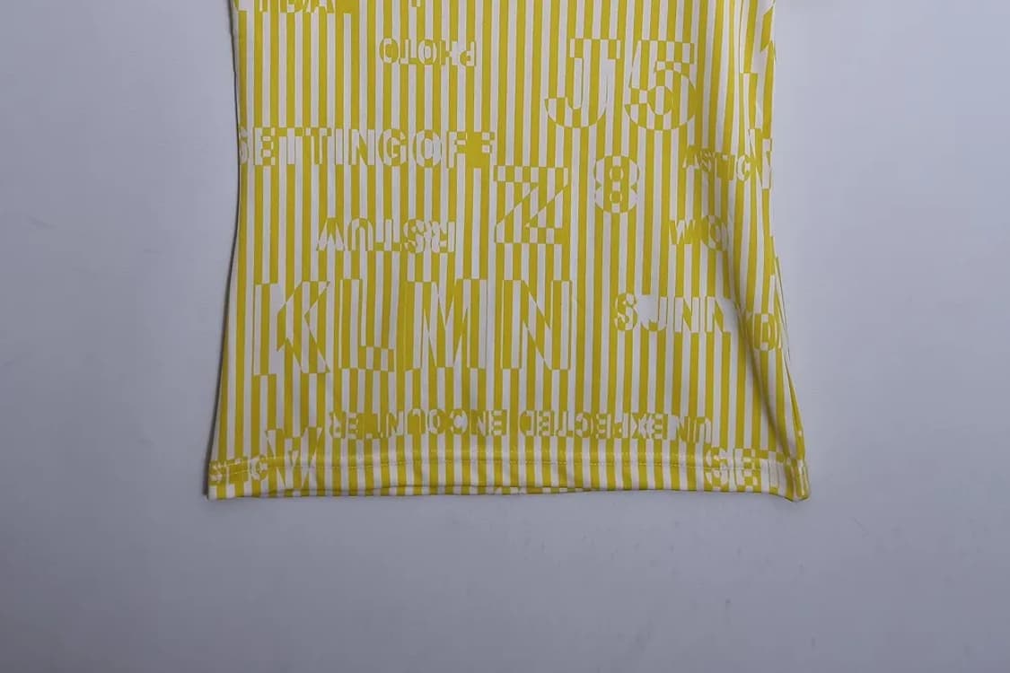 CAROLL 옐로우 언밸런스 반팔 티  상품이미지4