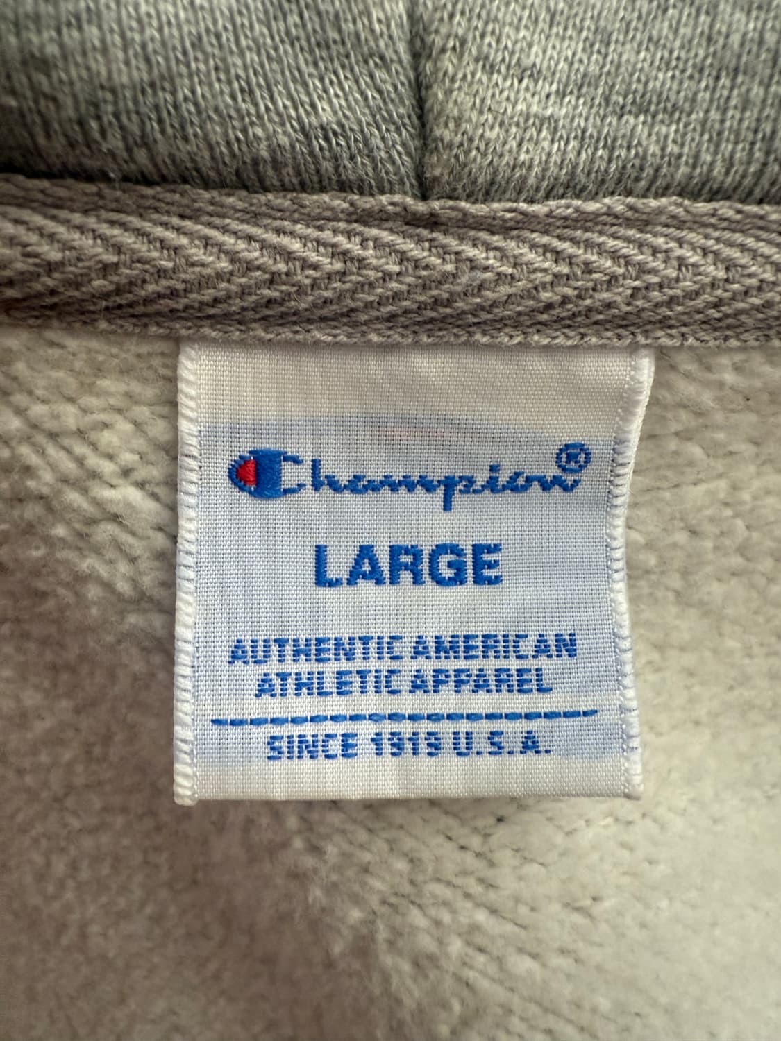 매장판 챔피온 후드집업 그레이 L(100) 상품이미지2