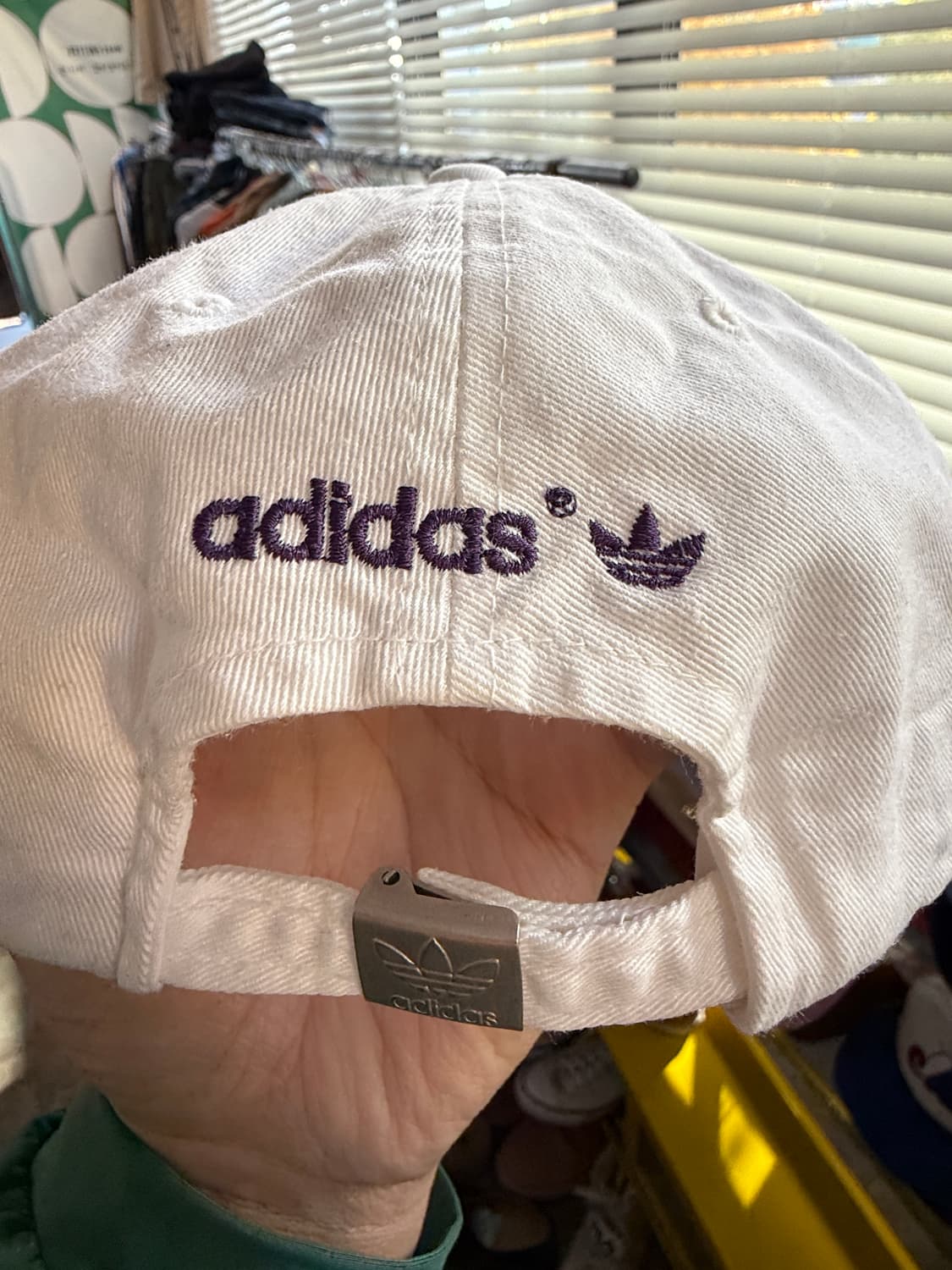 아디다스 90년대 퍼플 로고 볼캡 상품이미지2