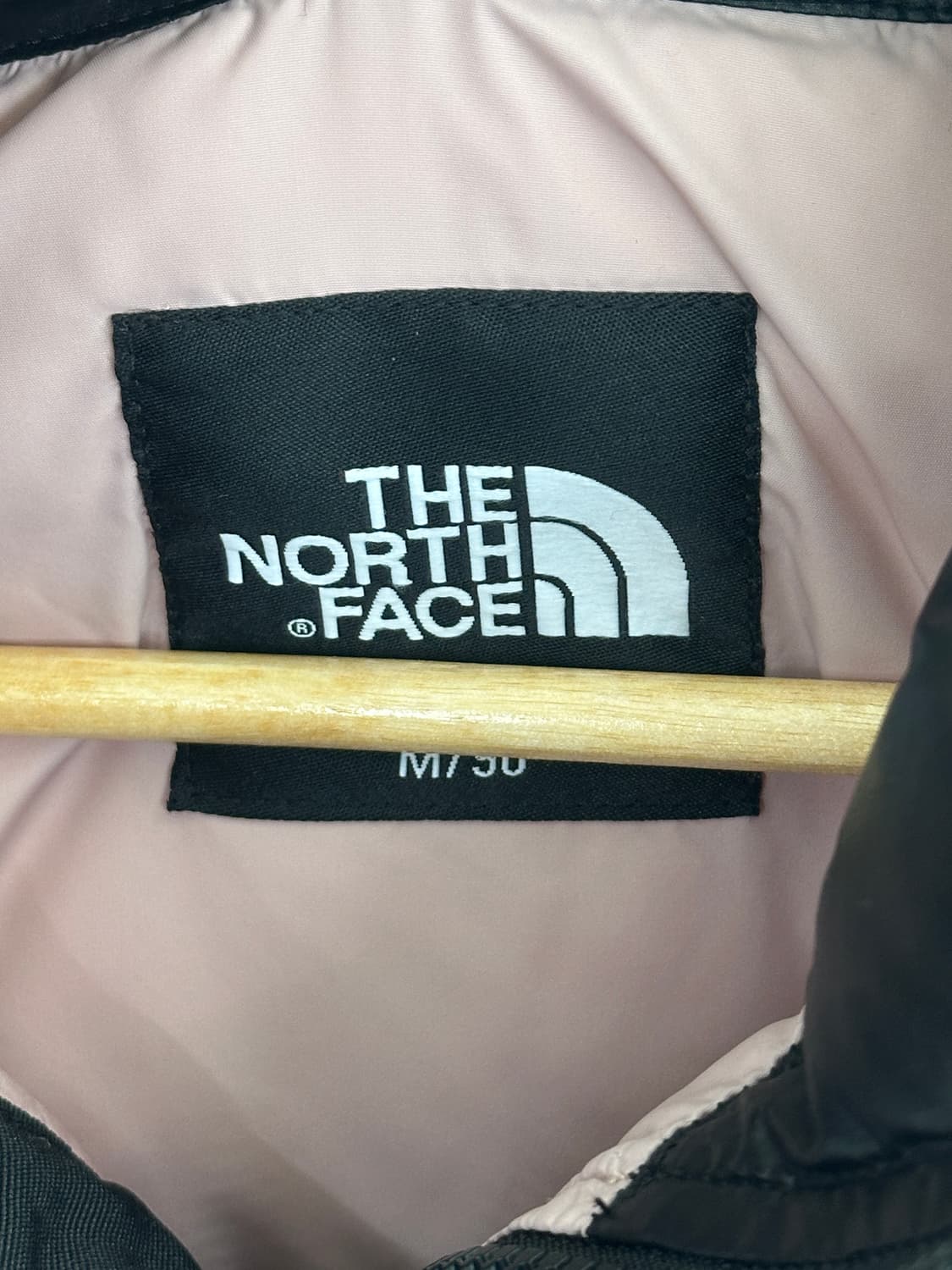 노스페이스 눕시 연핑크 크롭 덕다운 M 상품이미지3