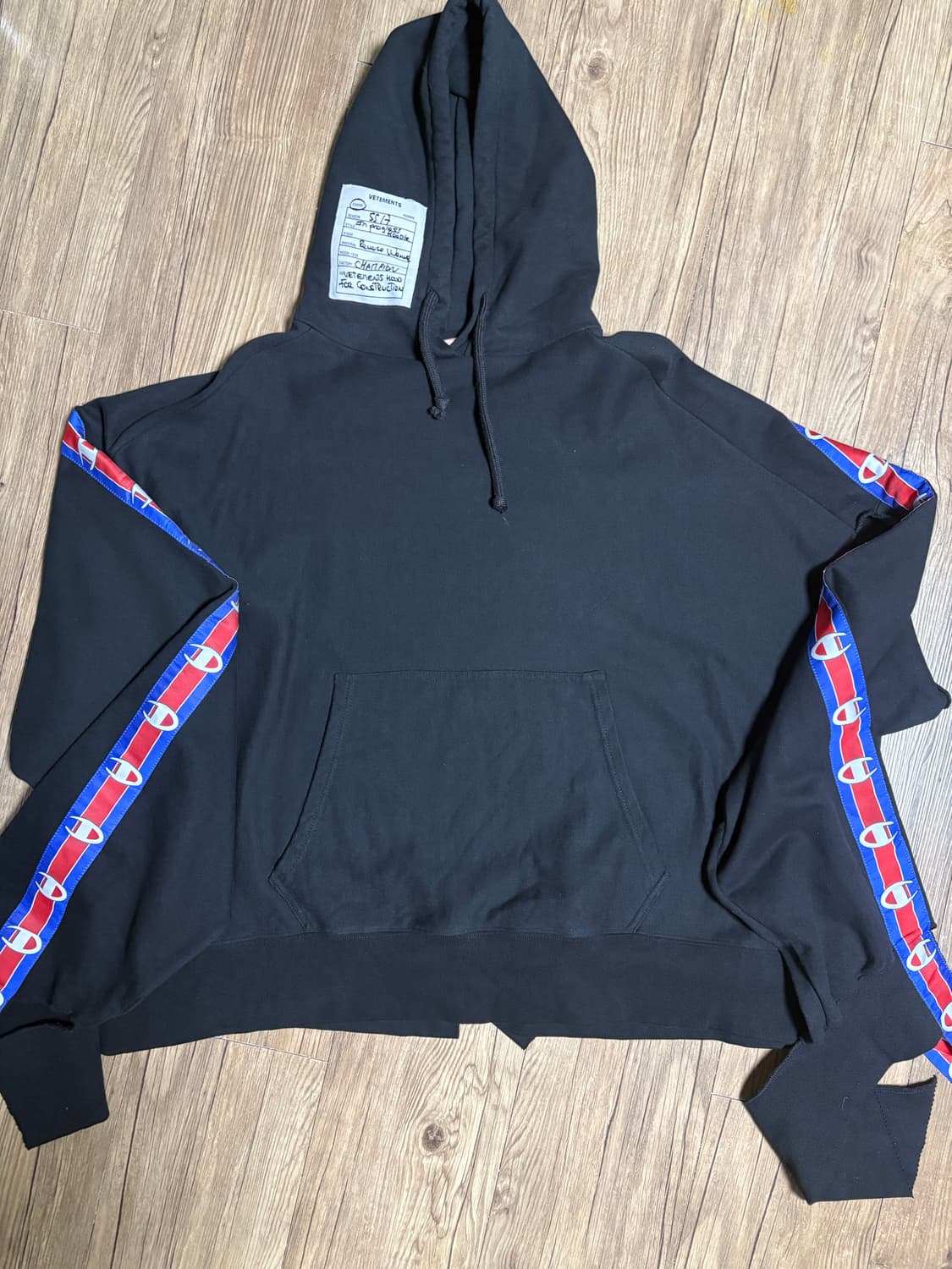 베트멍 x 챔피온 리버스위브 테이핑 후드 L 상품이미지1