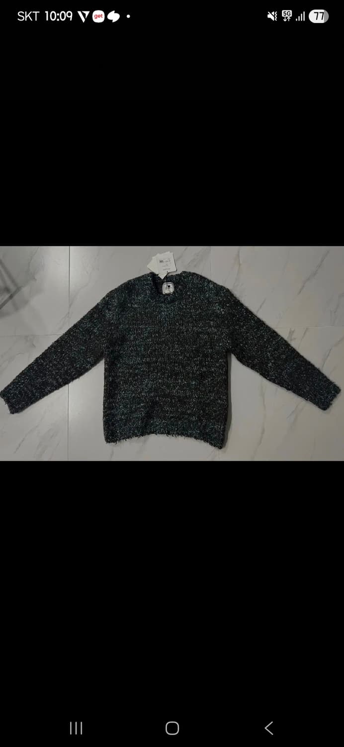 우영미 23fw 헤어리 롱슬리브 스웨터 46size 새상품 상품이미지3