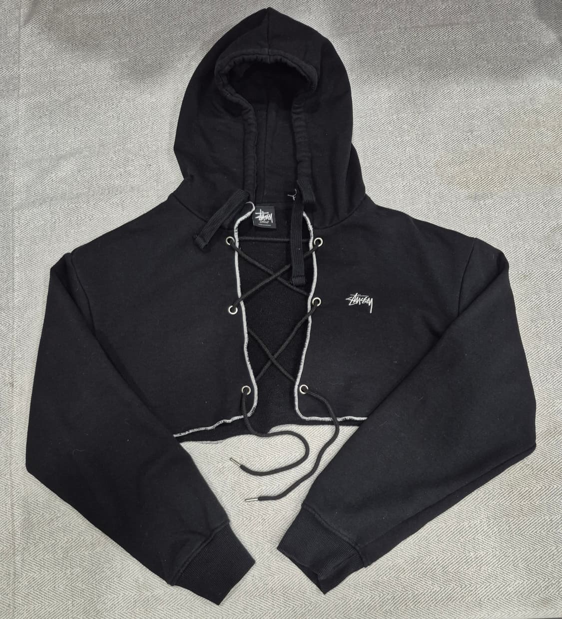 (희귀템) 스투시 댄서 크롭 후드티 여성 100사이즈 상품이미지2