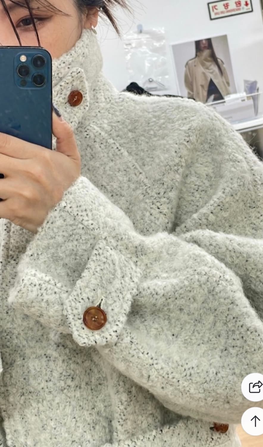 런던플랏 브루클린 알파카 코트 상품이미지2