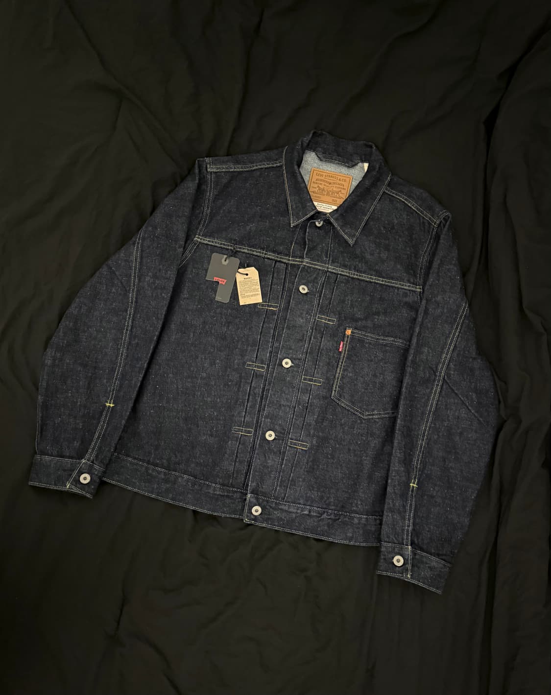 리바이스 프리미엄 셀비지 타입 1 데님 트러커 상품이미지1