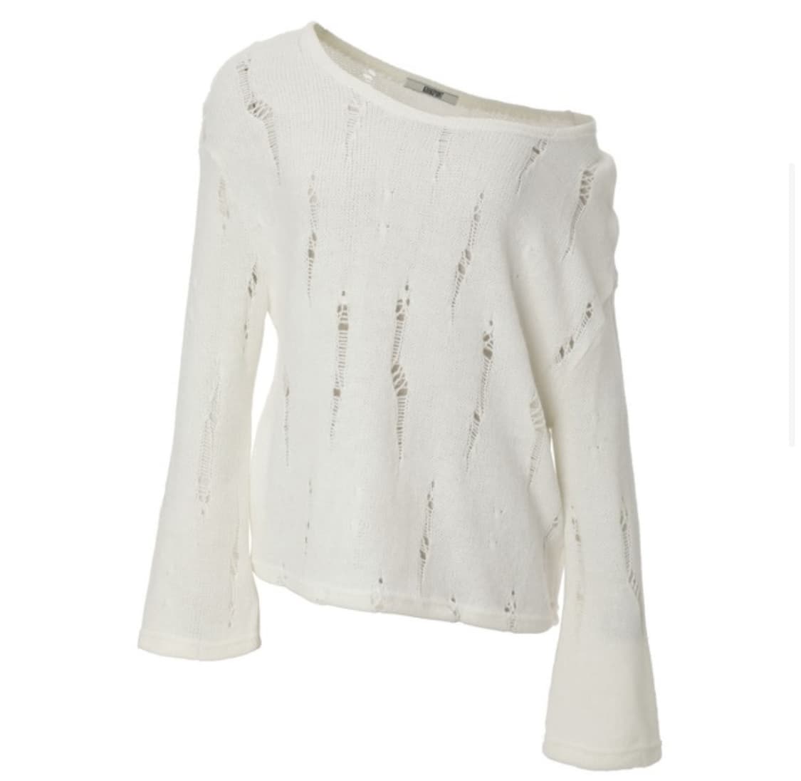  구해요!)카키포인트 데미지 니트 Damage Punching Knit  상품이미지2