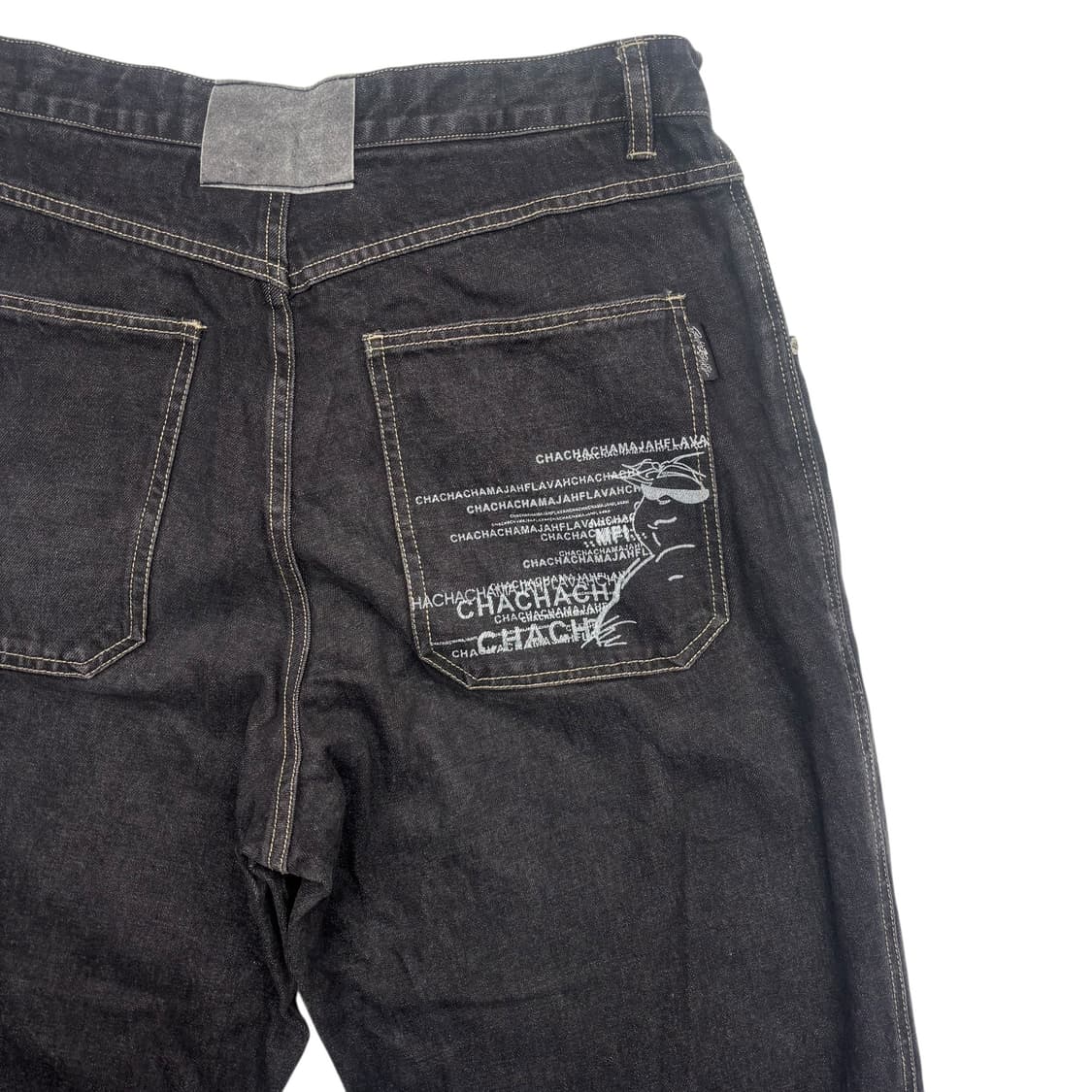 마자 플라바 올드스쿨 흑청 데님 팬츠 34 inch 상품이미지5