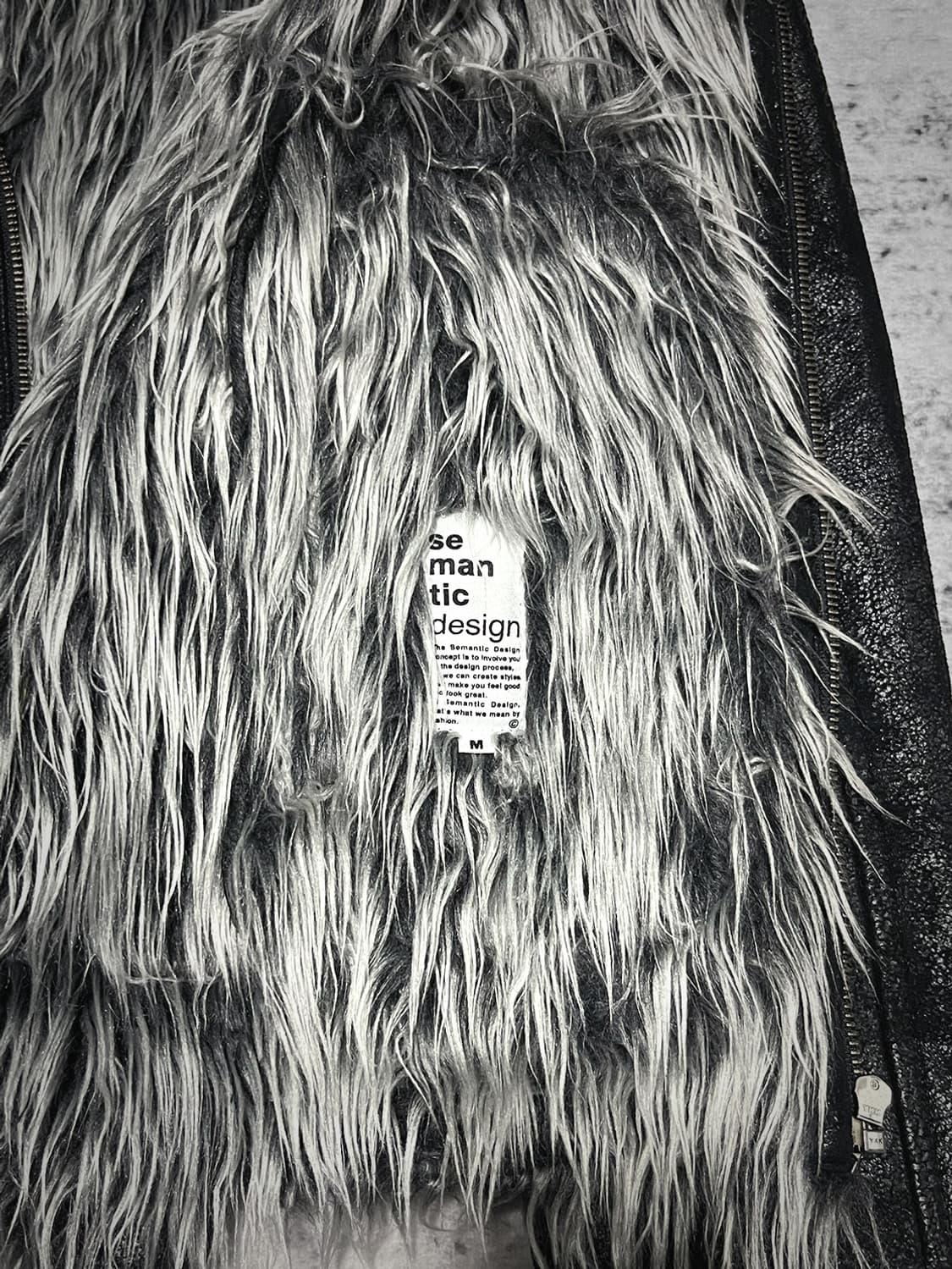 (semantic design) 00s fur leather jacket 상품이미지8