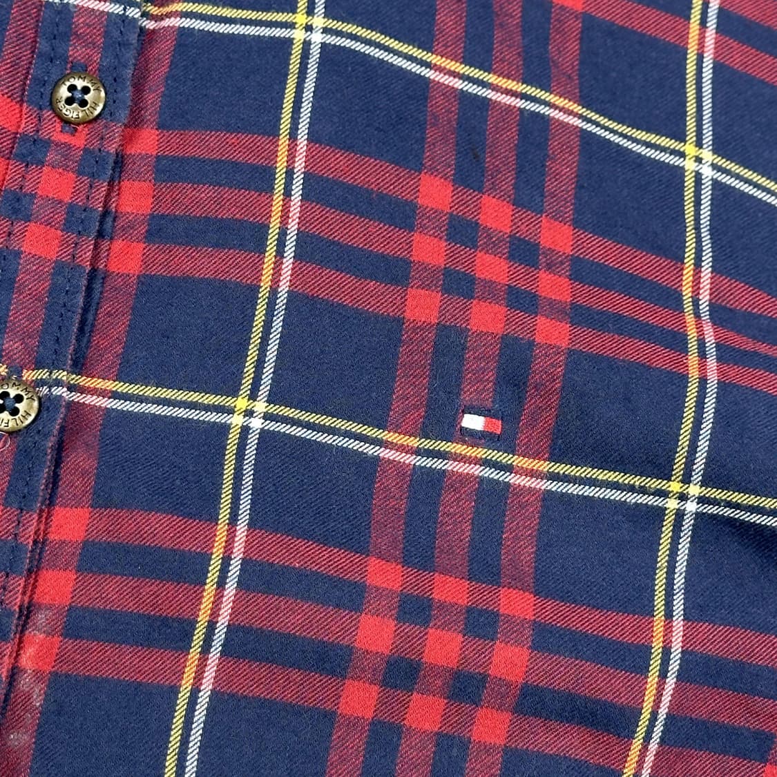 타미힐피거 플래그 타탄 체크셔츠 (XS 여성추천) 상품이미지3