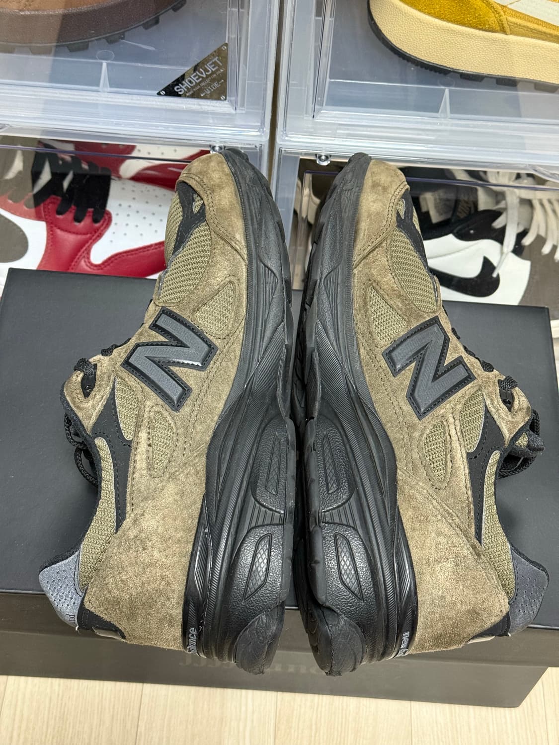 뉴발란스 x JJJ자운드 990v3 브라운 블랙 265 상품이미지4