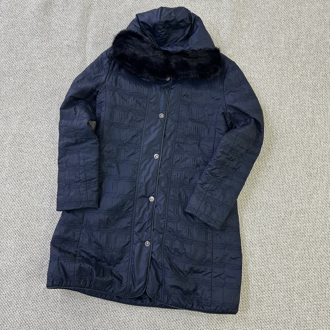 95 휠라 토끼털 패딩(한쪽지퍼고장) 0326D 상품이미지1