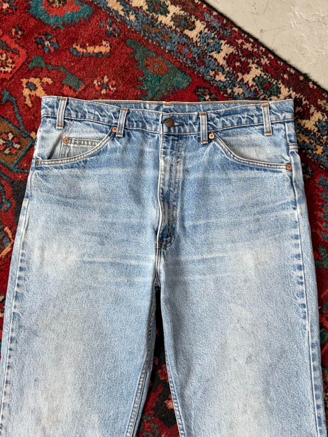 90's USA Made 빈티지 리바이스 517 오렌지탭 부츠컷 상품이미지5