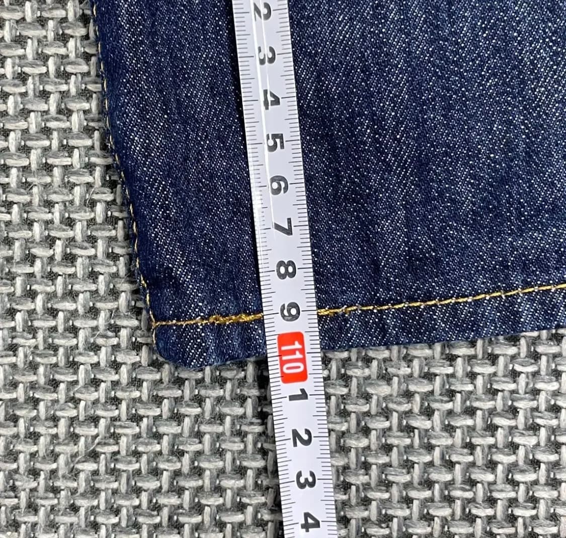리바이스 501 스트레이트 데님 W33 진청 상품이미지8