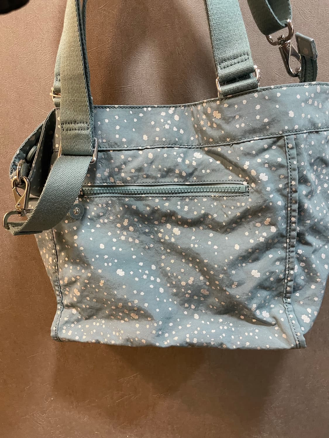 (새제품) 키플링 토트백 하늘색 희귀 고릴라 키링 포함 상품이미지4