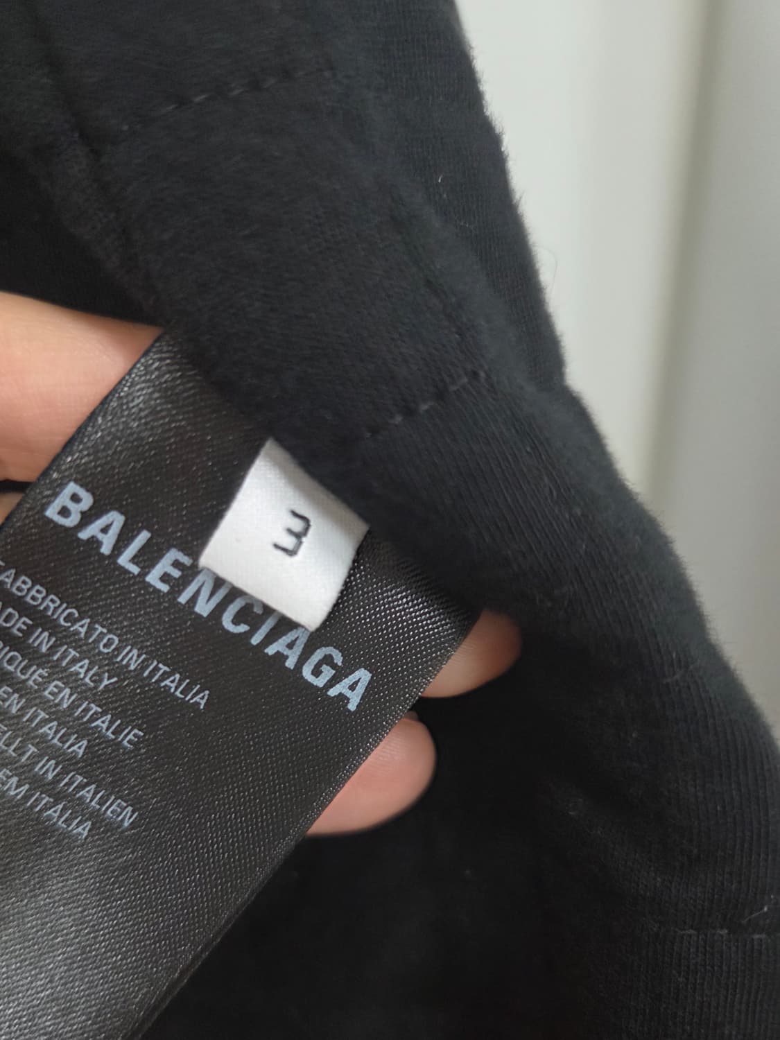 (3) 24F/W 발렌시아가 셔츠 파카 블랙 상품이미지9