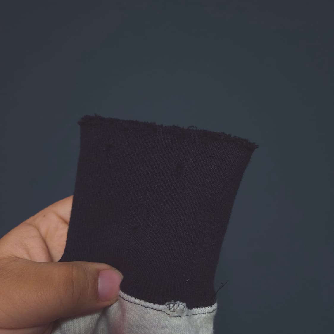 Ancellm 안셀름 컬러블록 디스트레스드 후디 상품이미지7