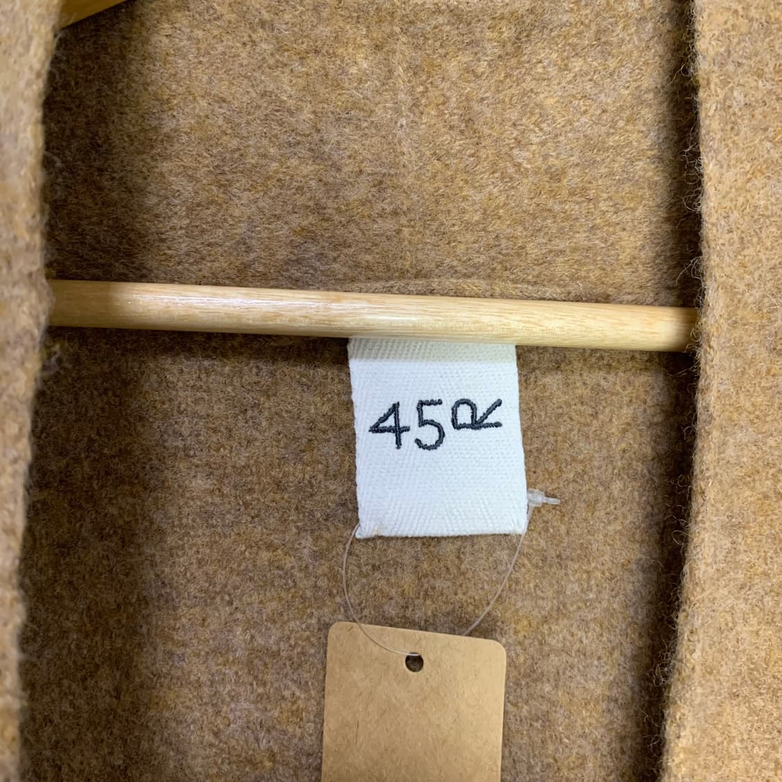 45R 울 코트 오픈 가디건 브라운 봄가을 아우터 빈티지 상품이미지3