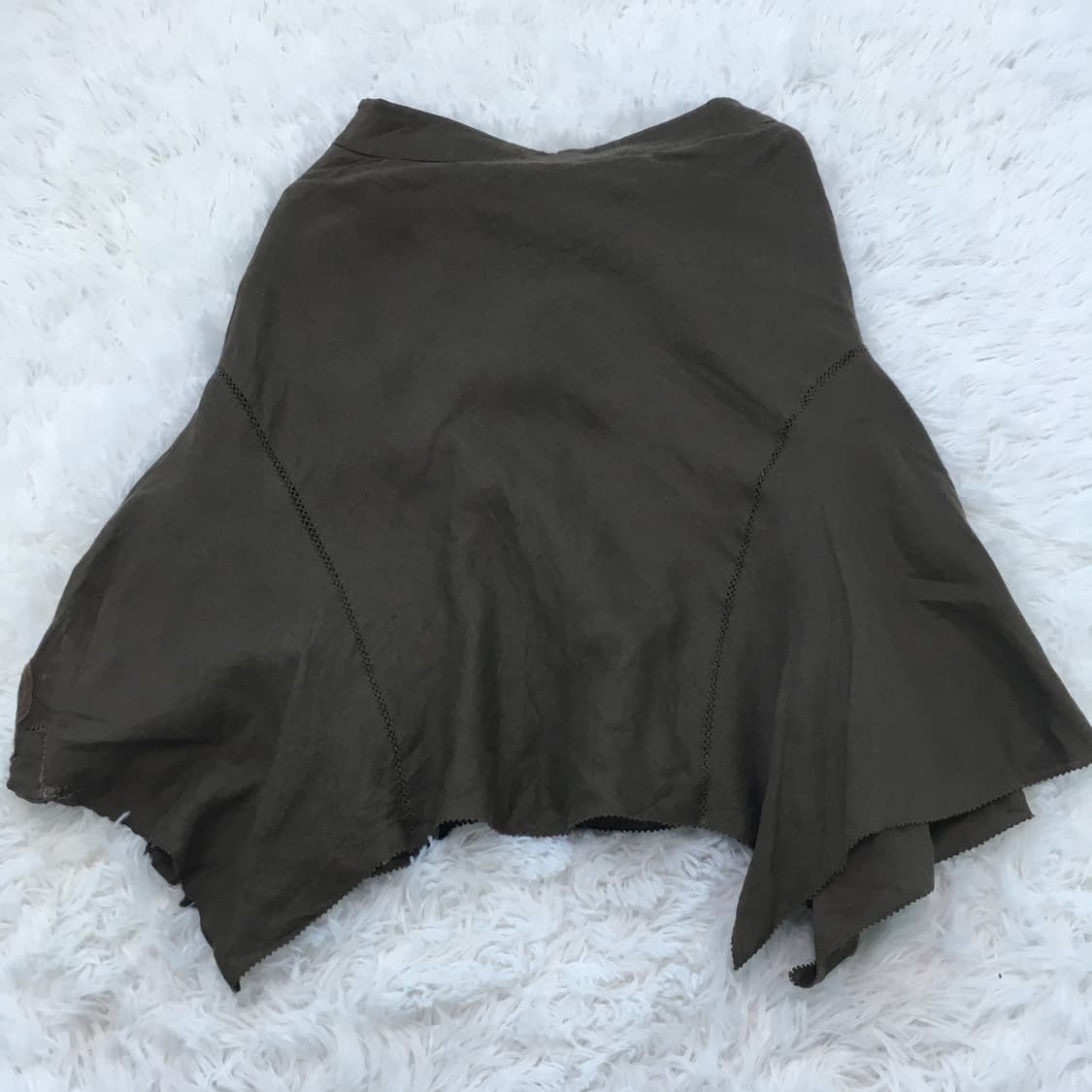 빈티지 브라운 오리엔탈 레이스 스커트 779 y2k 모리 갸루 펑키  상품이미지2