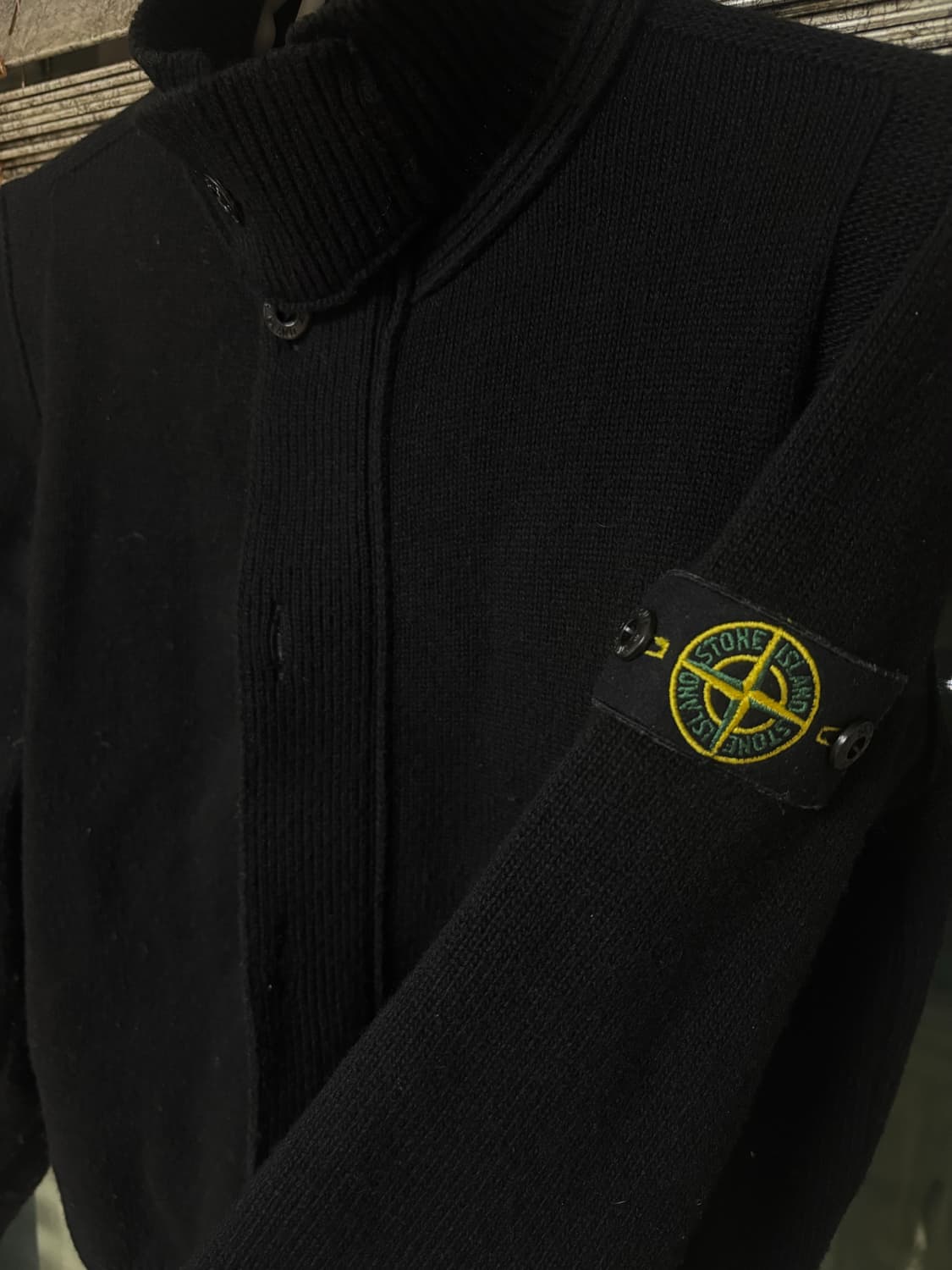 스톤아일랜드 니트집업 상품이미지1